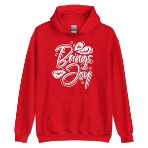 Red / S Do What Bring You Enjoy Unisex Hoodie by Design Express