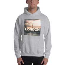 Sport Grey / S London Square Unisex White Hoodie by Design Express