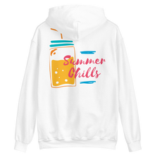 White / S Drink Summer Chills Unisex Hoodie by Design Express