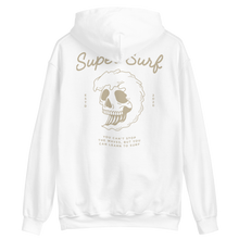 White / S Super Surf Unisex Hoodie by Design Express