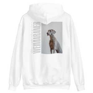 Weimaraner Unisex Hoodie Back by Design Express