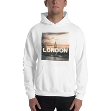 White / S London Square Unisex White Hoodie by Design Express