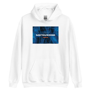 White / S I would rather be in the metaverse Unisex Hoodie by Design Express