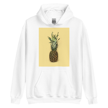 White / S Pineapple Unisex Hoodie by Design Express