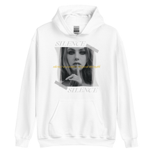 White / S Silence Unisex Hoodie by Design Express