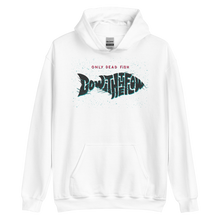 White / S Only Dead Fish Go with the Flow Unisex Hoodie by Design Express