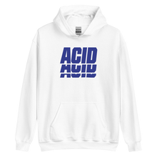 White / S ACID Blue Unisex Hoodie by Design Express