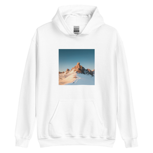 White / S Dolomites Italy Unisex Hoodie Front by Design Express