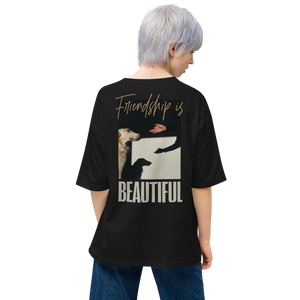 Friendship is Beautiful Unisex Oversized T-Shirt by Design Express