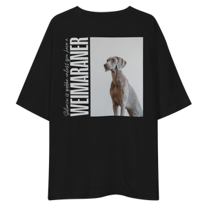 Weimaraner Unisex Oversized T-Shirt by Design Express