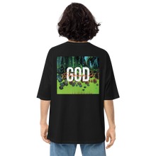 S Believe in God Back Unisex Oversized T-Shirt by Design Express