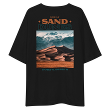 Great Sand Dunes Back Unisex Oversized T-Shirt by Design Express