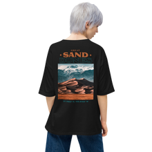 Black / S Great Sand Dunes Back Unisex Oversized T-Shirt by Design Express