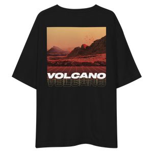 Vulcano Back Unisex Oversized T-Shirt by Design Express