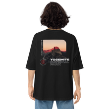 Yosemite National Park Back Unisex Oversized Dark T-Shirt by Design Express