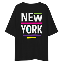 New York Pop Back Unisex Oversized T-Shirt by Design Express