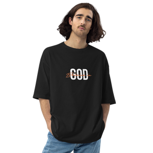 Believe in God Back Unisex Oversized T-Shirt by Design Express