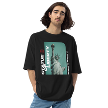 Statue of Liberty Front Unisex Oversized T-Shirt by Design Express