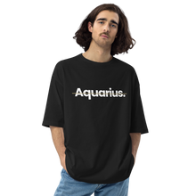 Black / S Aquarius "Poppins" Unisex Oversized T-Shirt by Design Express