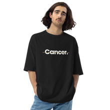 Black / S Cancer "Poppins" Unisex Oversized T-Shirt by Design Express