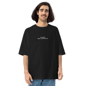 Black / S Sydney Australia Unisex Oversized T-Shirt by Design Express