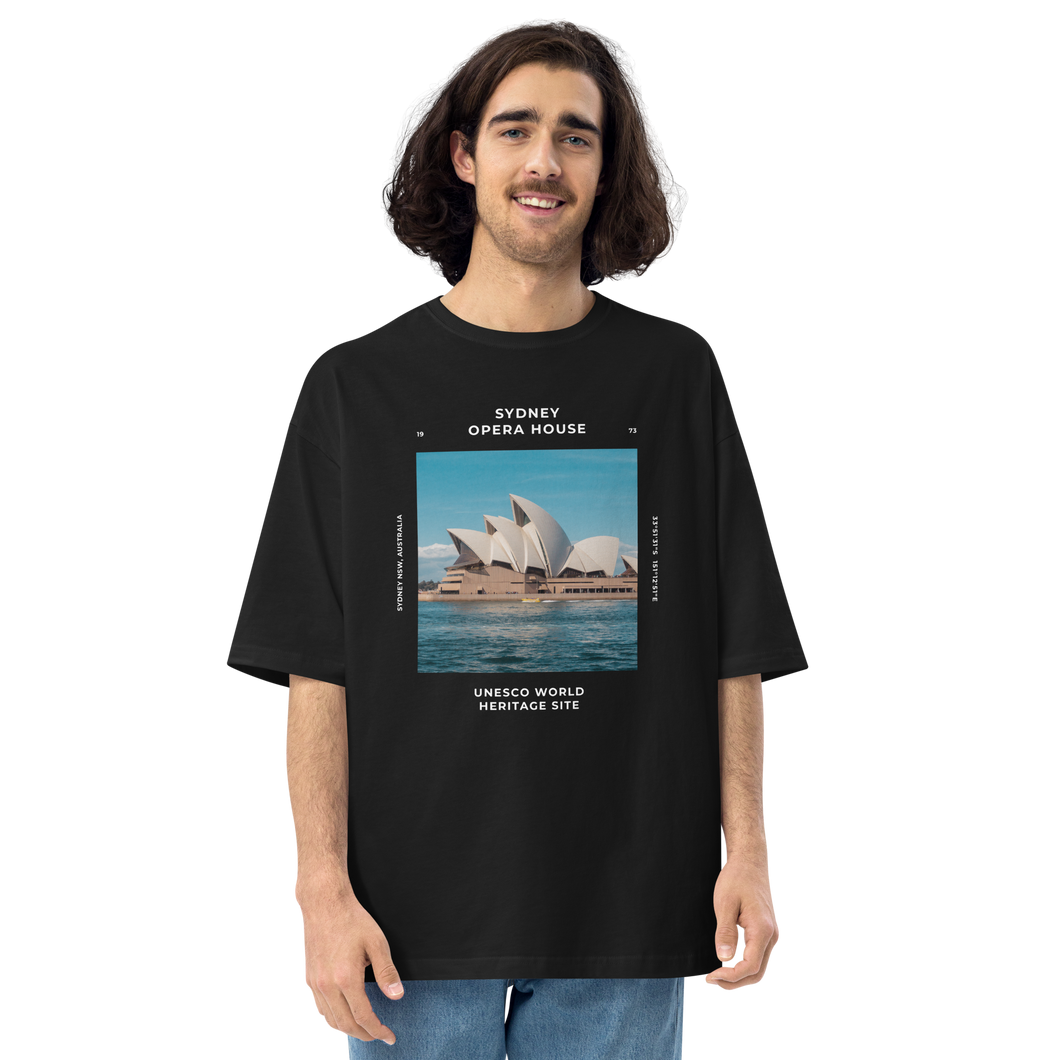 S Sydney Australia Front Unisex Oversized T-Shirt by Design Express