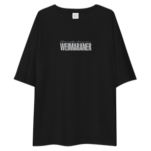 Weimaraner Unisex Oversized T-Shirt by Design Express