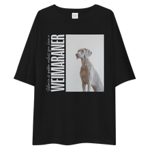 Weimaraner Front Unisex Oversized T-Shirt by Design Express