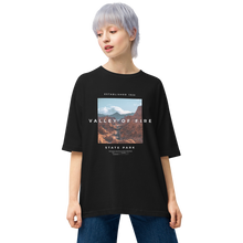 S Valley of Fire Front Unisex Oversized T-Shirt by Design Express