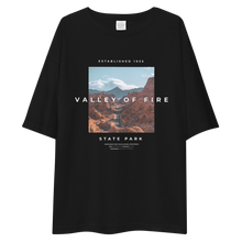 Valley of Fire Front Unisex Oversized T-Shirt by Design Express