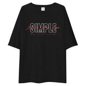 Make Your Life Simple But Significant Unisex Oversized T-Shirt by Design Express