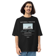 Black / S Great Britain National Theatre Front Unisex Oversized T-Shirt by Design Express