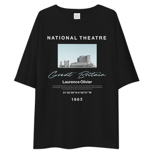 Great Britain National Theatre Front Unisex Oversized T-Shirt by Design Express