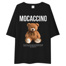 Mocaccino Parody Unisex Oversized Black T-Shirt by Design Express