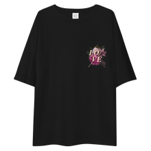 Love Flower Back Unisex Oversized T-Shirt by Design Express