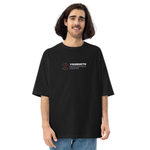 Black / S Yosemite National Park Back Unisex Oversized Dark T-Shirt by Design Express