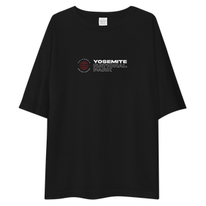 Yosemite National Park Back Unisex Oversized Dark T-Shirt by Design Express