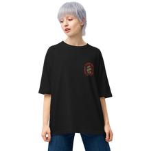 Black / S No Surrender Back Unisex Oversized T-Shirt by Design Express