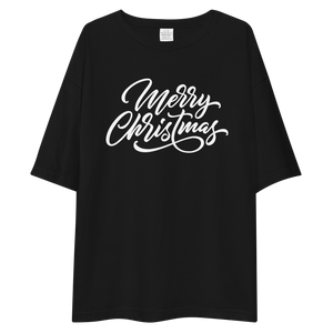 Merry Christmas Unisex Oversized T-Shirt by Design Express