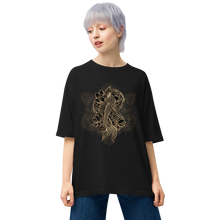 Gold Koi Fish Unisex Oversized T-Shirt by Design Express