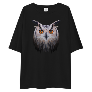 Owl Art Unisex Oversized T-Shirt by Design Express