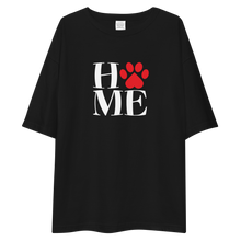 Home (Pet Lover) Unisex Oversized Dark T-Shirt by Design Express