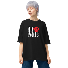 Home (Pet Lover) Unisex Oversized Dark T-Shirt by Design Express