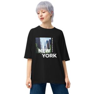 New York Coordinates Unisex Oversized Dark T-Shirt by Design Express