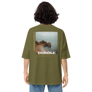 City Green / S Durdle Door Back Unisex Oversized T-Shirt by Design Express