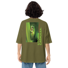 City Green / S Litoria Caerulia Back Unisex Oversized T-Shirt by Design Express