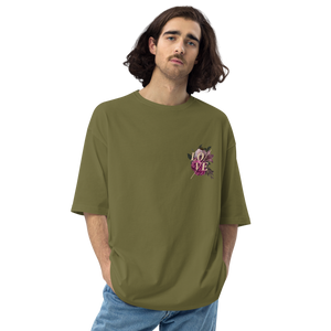 Love Flower Back Unisex Oversized T-Shirt by Design Express