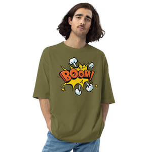 City Green / S Boom Pop Art Unisex Oversized T-Shirt by Design Express