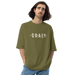 City Green / S Crazy Cross Line Unisex Oversized T-Shirt by Design Express