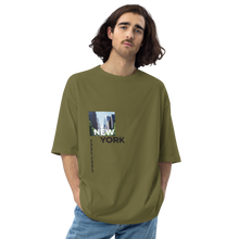 City Green / S New York Coordinates Front Unisex Oversized Light T-Shirt by Design Express